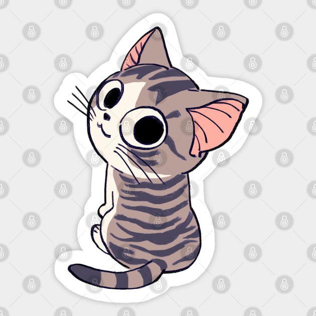 I draw chi the kitten 1 / Chi's sweet home Sticker by mudwizard